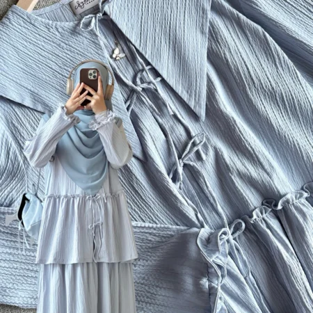 syahidah indonesia | safeeya one set ( tunic + skirt )